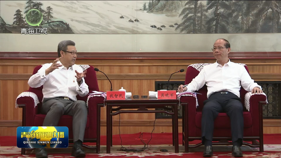 吳曉軍會見國家電力投資集團有限公司董事長錢智民一行