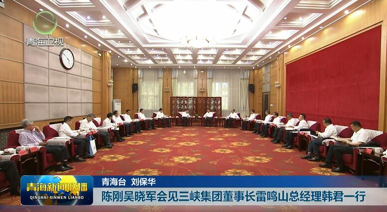 陳剛吳曉軍會見三峽集團董事長雷鳴山總經(jīng)理韓君一行