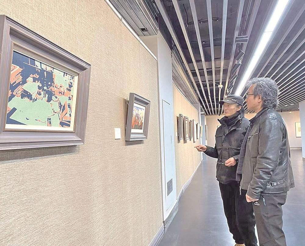 “到江源飲水 與時代同行——青海畫院第二屆院展”開展