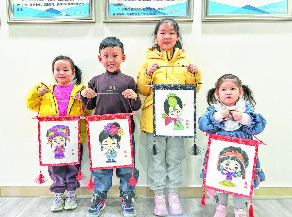 “民族團結”小課堂 多姿多彩過寒假