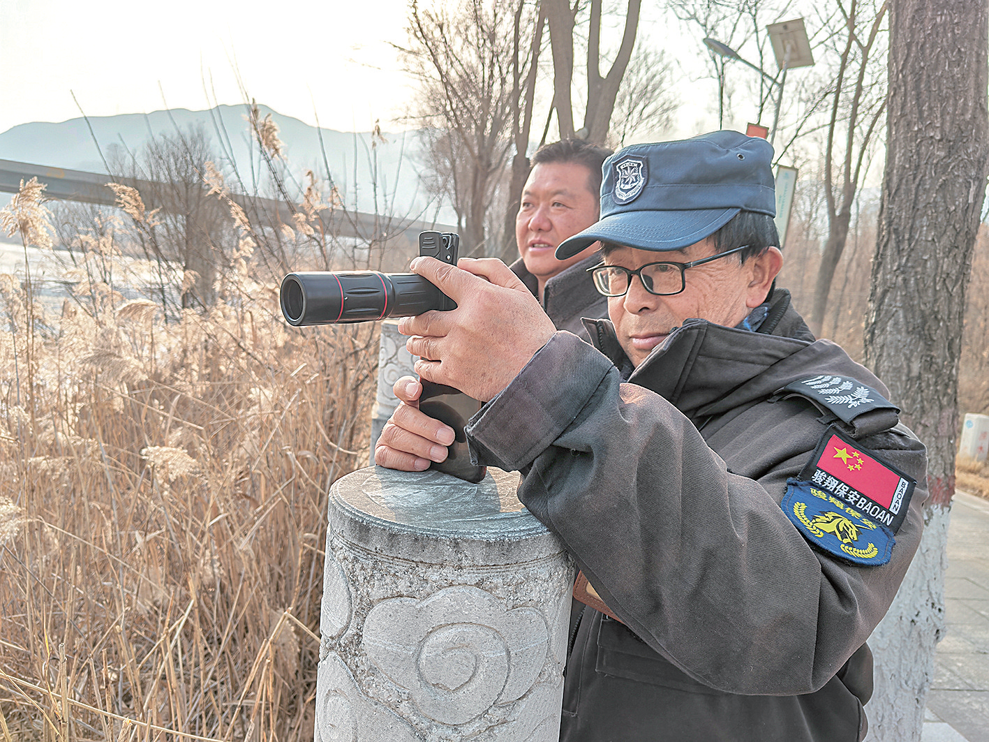 600多只水鳥棲息寧湖濕地