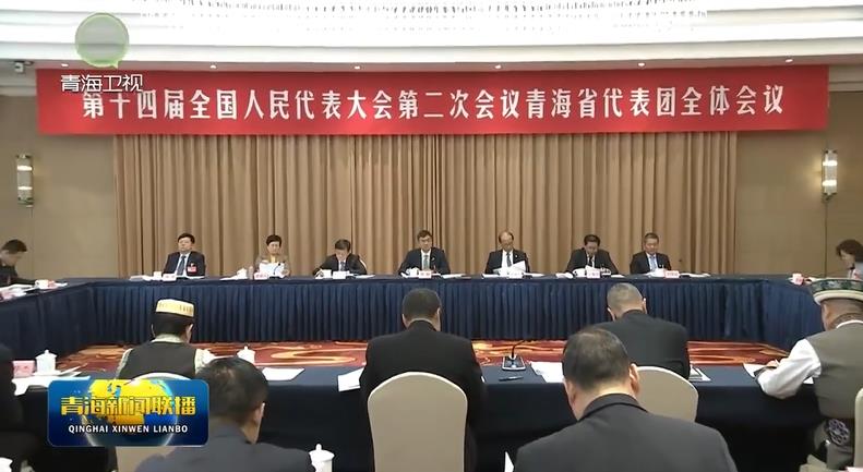 【新春再出發 直通全國兩會】青海代表團舉行全體會議 陳剛主持并講話 吳曉軍參加