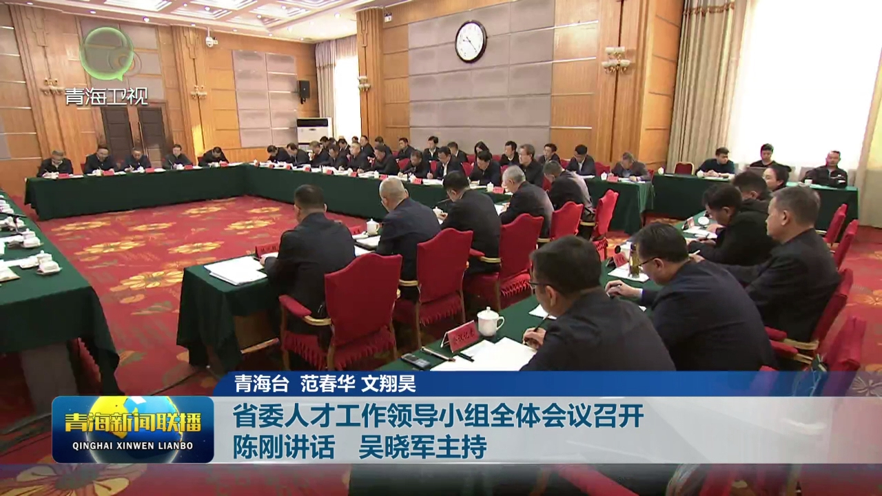 省委人才工作領(lǐng)導(dǎo)小組全體會議召開 陳剛講話 吳曉軍主持