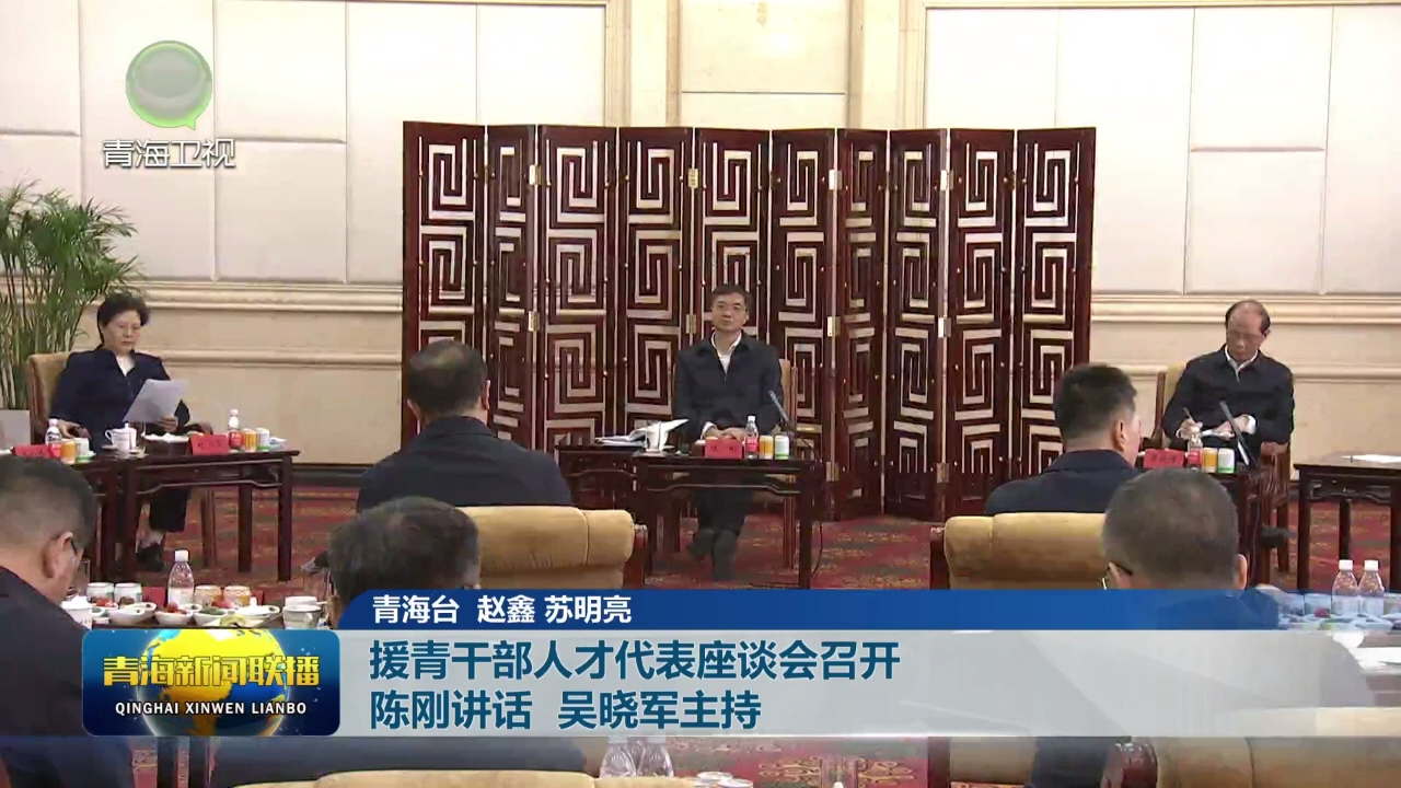 援青干部人才代表座談會召開 陳剛講話 吳曉軍主持