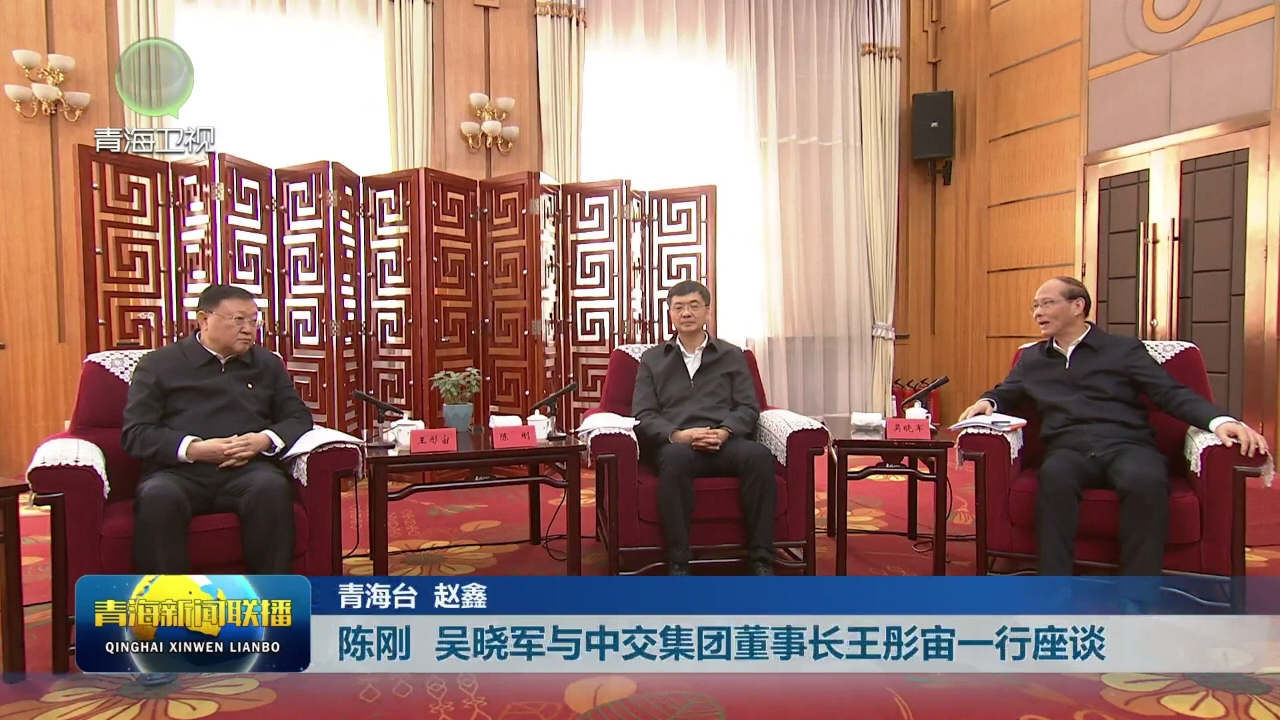 陳剛 吳曉軍與中交集團董事長王彤宙一行座談