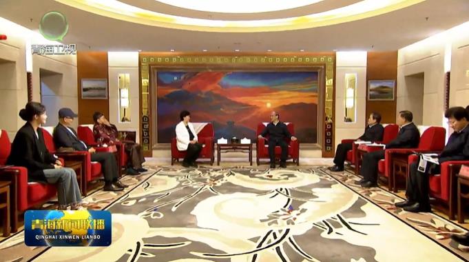 吳曉軍會見江蘇省文化交流團負責人