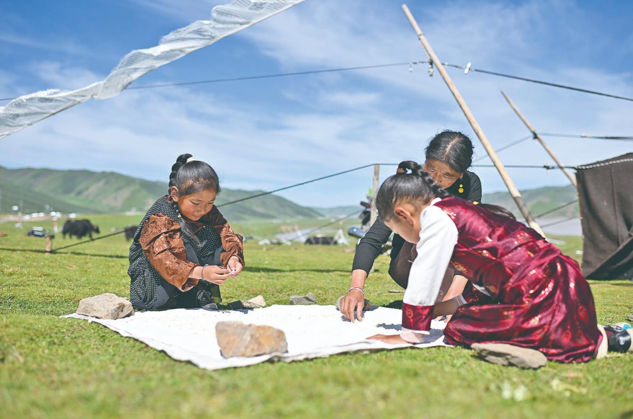 黃河源孩子們的快樂暑假