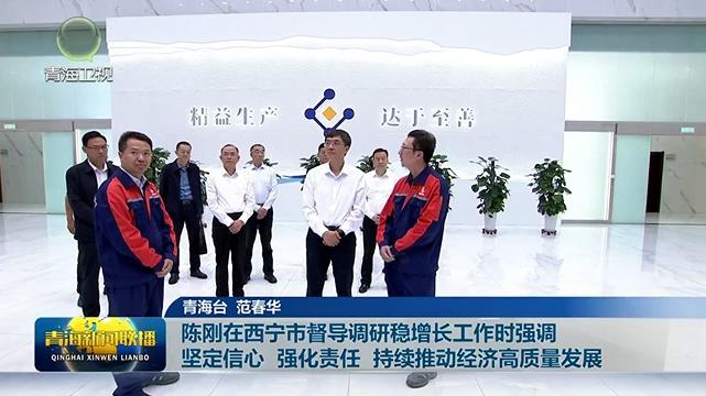 陳剛在西寧市督導調研穩增長工作時強調 堅定信心 強化責任 持續推動經濟高質量發展