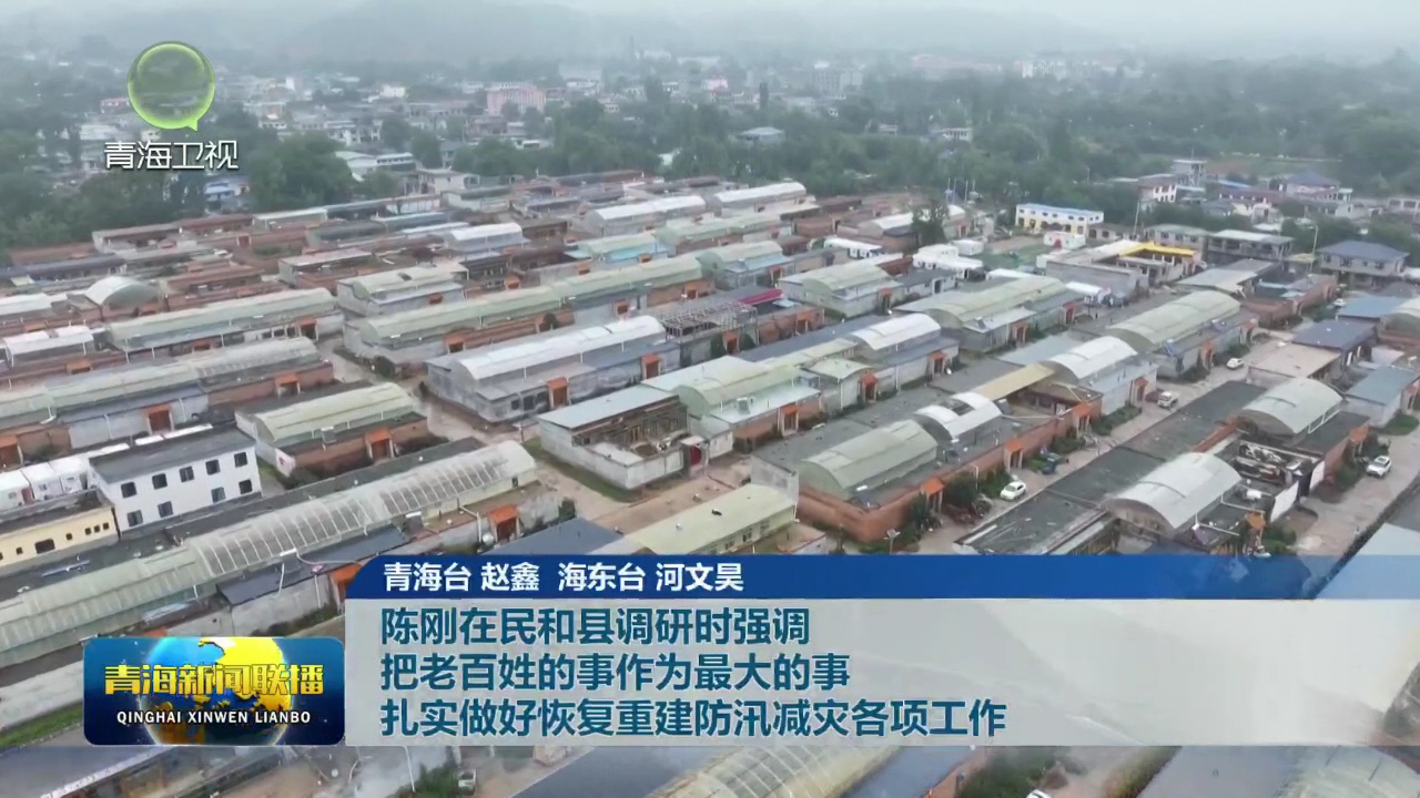 陳剛在民和縣調(diào)研時強調(diào) 把老百姓的事作為最大的事 扎實做好恢復重建防汛減災各項工作