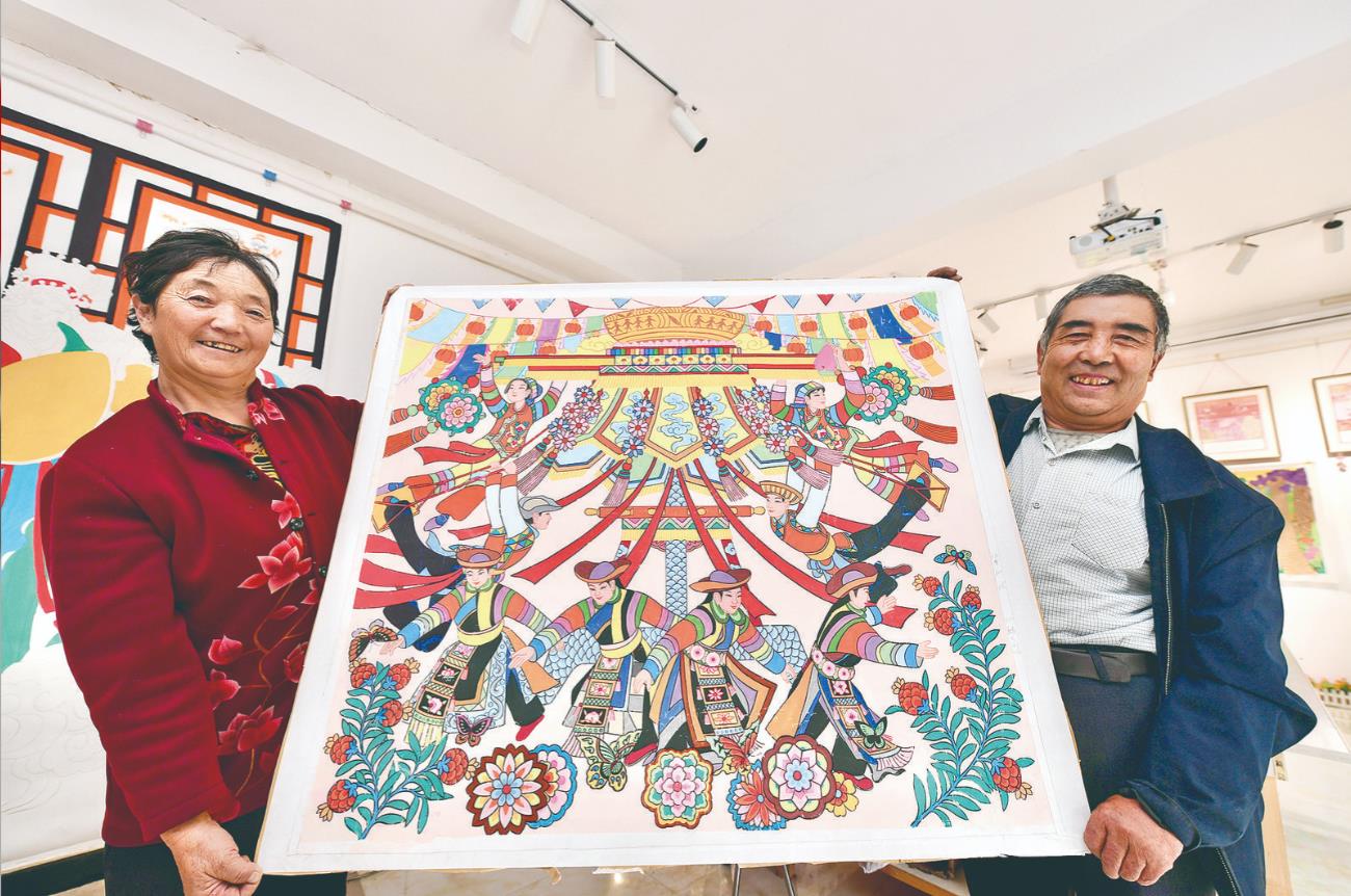 【文化中國行】大通農民畫:鄉土藝術的斑斕盛宴