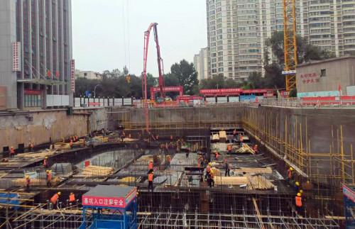 中鐵城建三公司在建項(xiàng)目精準(zhǔn)靶向加快施工