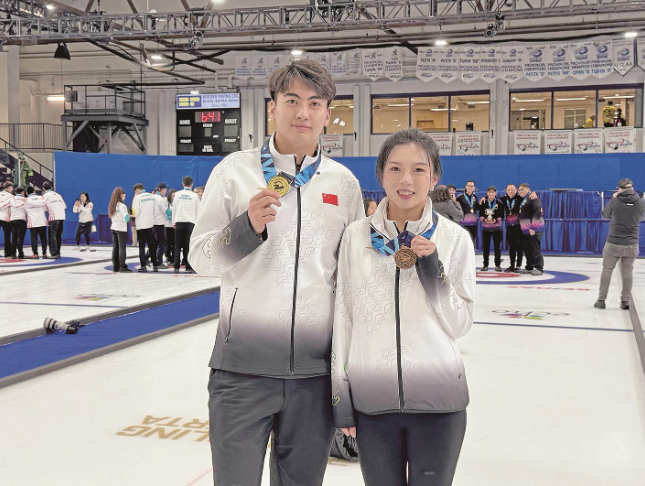 青海冰壺運動員再創佳績