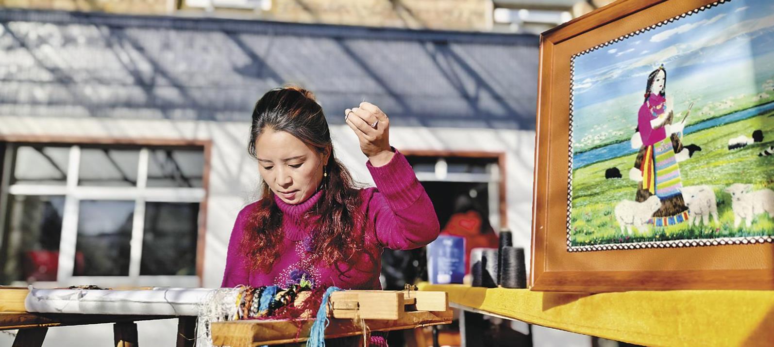 【文化中國(guó)行】丹噶爾皮繡:青藏高原的藝術(shù)瑰寶