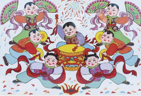 《歡喜羅漢慶盛世》 李守業 繪