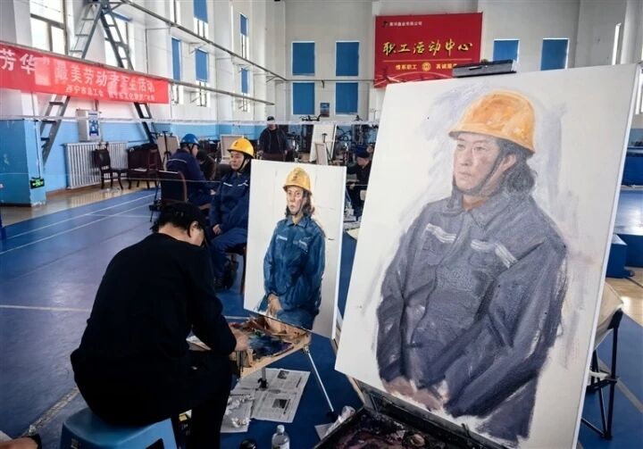 西寧市最美勞動者系列寫生活動啟動