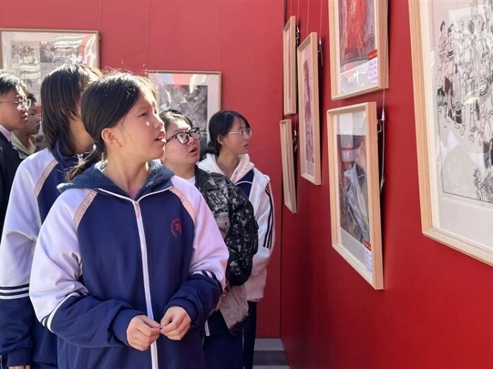 《“畫”說西路軍——我心中的紅色記憶》主題畫展開展