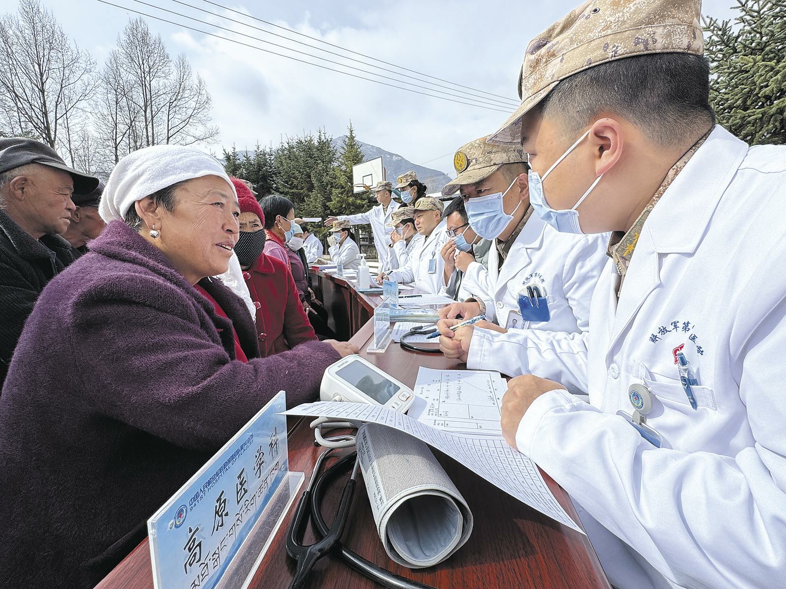 軍民同心護健康 聯勤保障暖高原