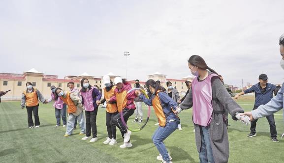 海北剛察:沙柳河鎮舉辦社區運動會