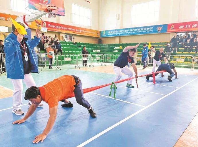揭幕戰打響,期待值拉滿!——青海省第八屆少數民族傳統體育運動會押加比賽見聞