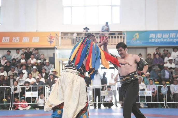 “搏”精彩 “克”勁敵——青海省第八屆少數民族傳統體育運動會搏克團體賽現場見聞