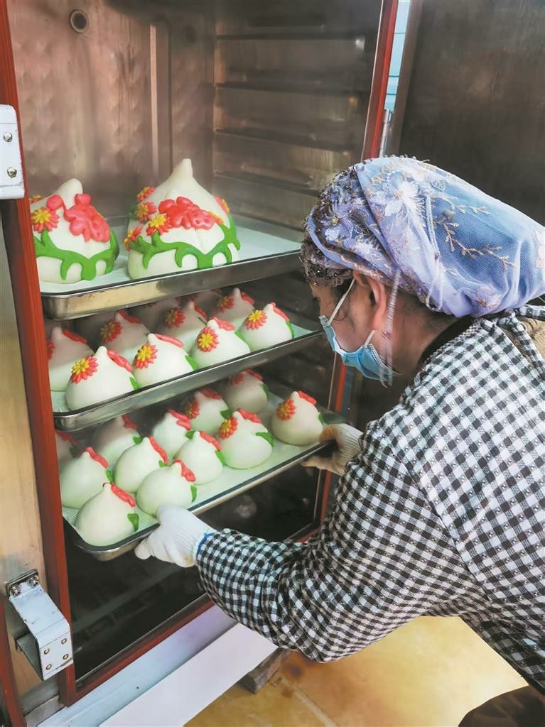 【四中全會精神在基層】壽桃“蒸”出共富路